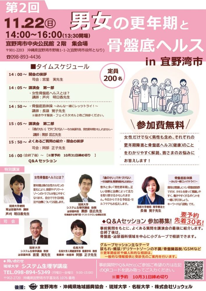 2026年度版男女の更年期と骨盤底ヘルス（A4チラシ）のサムネイル
